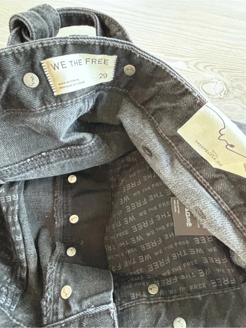 We The Free Berkley Suspender Jeans Size 29